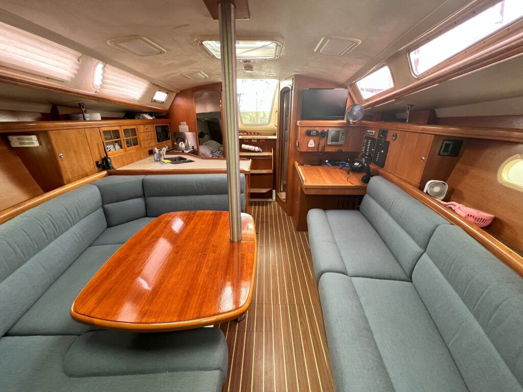 Chouette yacht interior